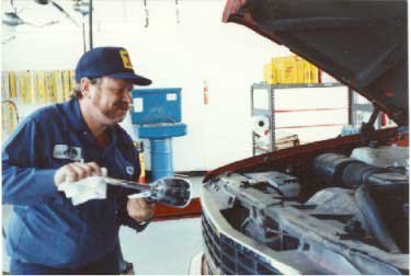 Doug at work